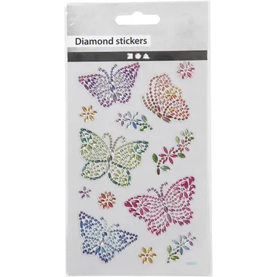 Immagine prodotto di Kreativfirma Diamant Sticker Farfalla, 1 blocco