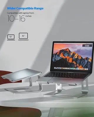 Immagine prodotto di Supporto per laptop in alluminio con diverse regolazioni