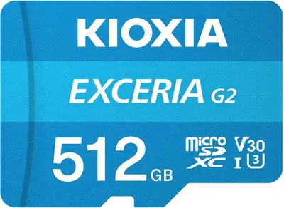Zdjęcie produktu dla KIOXIA Kioxia LMEX2L512GG2 karta pamięci 512 GB MicroSDHC UHS-III Class 10