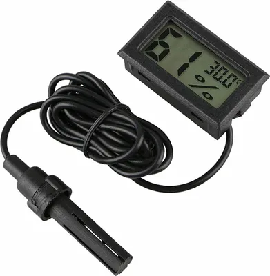 Produktbild von APT AG195A: Feuchtigkeitsmessgerät mit Sonde. Temperaturmessgerät mit Sonde