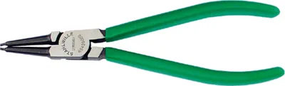 Produktbild von Stahlwille Sicherungsringzange f.Innenringe Gr.J 0 L.140mm Spitzen-D.0,9mm Kopf poliert Griffe Ku.Hülle geraut