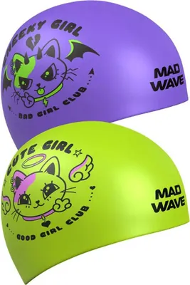 Produktbild von Madwave Cuties Reversible Junior-schwimmkappe Lila Lila One Size