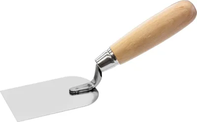 Image de Spatule de plâtrier - inox - bois - 60 mm