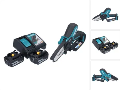 Produktbild von Makita DUC 101 RF Akku Astsäge 18 V 10 cm Brushless + 2x Akku 3,0 Ah + Ladegerät