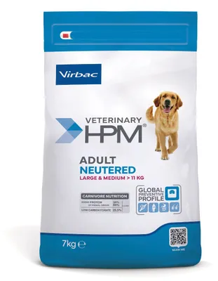 Produktbild von Virbac Adult tered Large & Medium Dog 7kg Veterinär-Trockenfutter für kastrierte Hunde großer und mittlerer Rassen