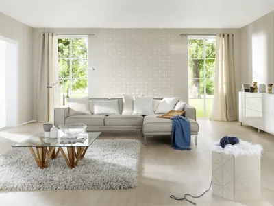 Zdjęcie produktu dla Elbersdrucke szalik z oczkami Charming Luxury 09 beżowy nieprzezroczysty 255x140 cm