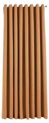 Blickdichter Vorhang orange 225x295 cm Ösen 1 Stück
