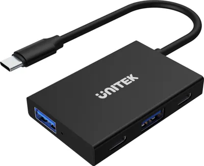 Produktbild von UNITEK PRO HUB USB-C 3.1 Gen2 10 Gbps 2x USB-C und A