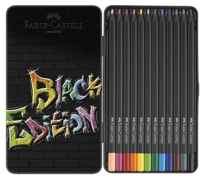 Produktbild von Faber-Castell 116413, Weich, Beige, Schwarz, Blau, Braun, Grün, Grau, Hellblau, Hellgrün, Orange, Pink, Rot, Gelb, 12 Stück(e)
