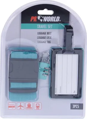 Produktbild von Proworld 3-teiliges Reiseset Grün