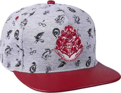 Produktbild von Harry Potter Herren Jungen Snapback Cap Basecap Baseball Kappe Mütze – Grau / 58