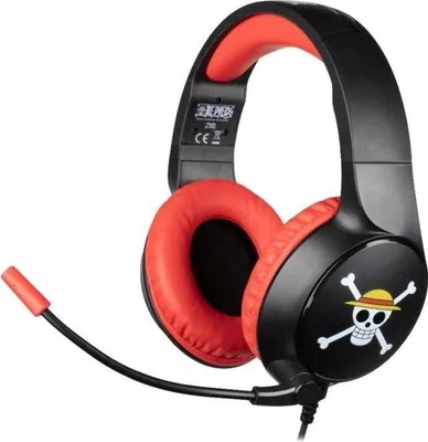 Obrázok produktu pre Konix 82521120990, Kábel, 20 - 20000 Hz, Hranie, Slúchadlá s mikrofónom, Čierna, Červená