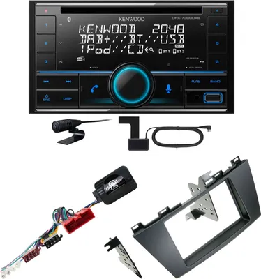 Produktbild von Kenwood DPX-7300DAB Bluetooth Digitalradio USB CD Einbauset für Mazda 5 CW