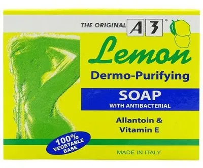 Obrázok produktu pre A3 Citrónové dermo-očistné mydlo 100g
