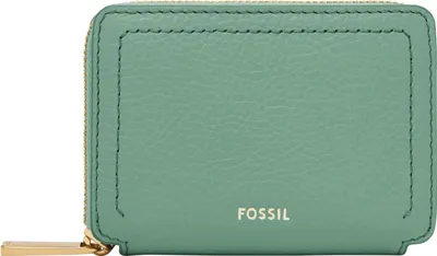 Produktbild von FOSSIL Kartenetui Logan Zip Around Card Case RFID Mist grün