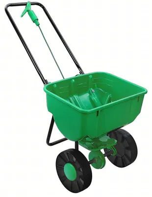 Obrázok produktu pre RealG RC-K-2320 Univerzální ruční rozmetač hnojiva, osiva a soli 12L, zelený