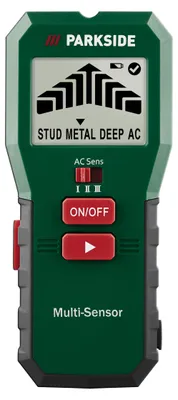 Produktbild von PARKSIDE® Multifunktionsdetektor »PMFD A3«, Feuchtigkeitsmessgerät »PFMG A3« (Multi-Sensor)