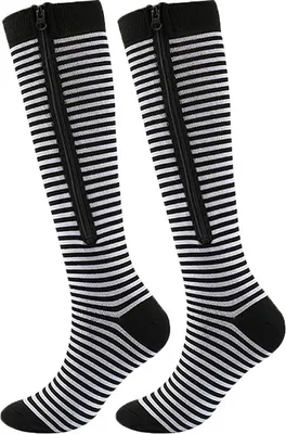Immagine prodotto di INF Calze a compressione con cerniera per uomo e donna - calze a compressione graduata S