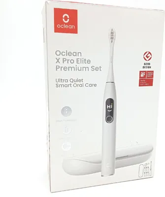 Image de Brosse à dents sonique pour adultes Oclean X Pro Elite Set Grey