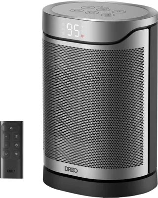 Produktbild von DREO Keramik-Heizlüfter 318 1500W schwarz/silber tragbar