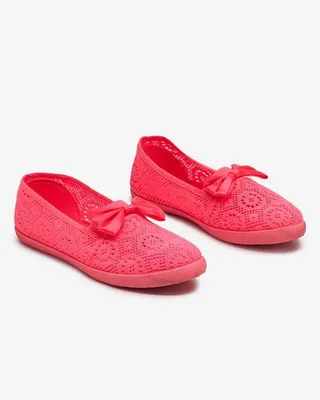 Produktbild von Mädchen-Sneaker mit Schleife Neonpink Osmo - Footwear, Größe 35