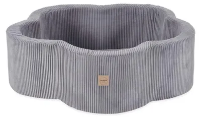 Produktbild von Plush Nest Schwimmbad 95 x 30 Samt Ctel grau
