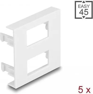 Produktbild von DeLOCK Easy 45, Weiß, Kunststoff, Polycarbonat (PC), konventionell, Universal, 45 mm, 45 mm