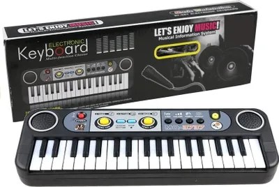 Image de Piano Orgue électrique avec microphone 37 touches pour enfants