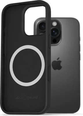 Zdjęcie produktu dla AlzaGuard Silicone Case kompatybilny z Magsafe dla iPhone 16 Pro czarny