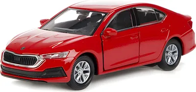 Produktbild von SKODA Octavia IV Modellauto 12cm aus Metall Modell Auto Spielzeugauto Spielzeug Kinder Geschenk 99 (Rot)