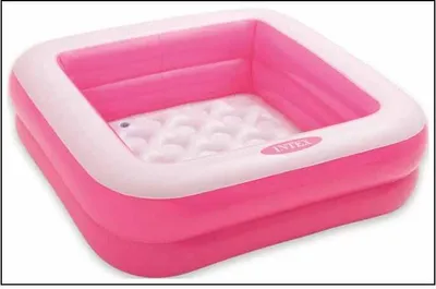Produktbild von Intex Babypool Play Box Pool, Farblich Sortiert, 85 x 85 x 23 cm, Sortierte Farben