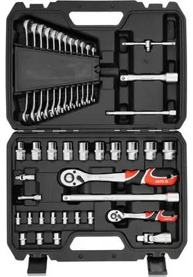 Obrázek produktu pro Sada klíčů Yato 41el 1/2" / 1/4"