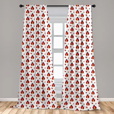 Zdjęcie produktu dla Abakuhaus, zasłony okienne, minimalistyczny wzór, zestaw 2 sztuk, 150 x 175 cm