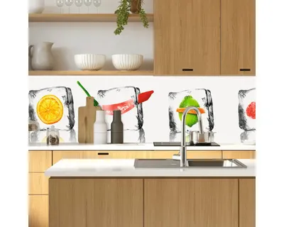 Produktbild von Küchenrückwand mySpotti Profix Eisfrüchte 270 x 60 cm PX-27060-10-HB