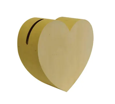 Image de Urne cœur 35x33x13 cm bois - Artemio