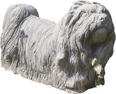 Produktbild von Schizo aus Steinguss für den Garten, Frostfest Witterungsbeständig und Neu, 23cm Höhe, 17cm Breite, 7cm Tiefe, ca 14kg, ST-103881