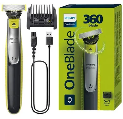 Image de Rasoir OneBlade 360 - PHILIPS - QP2734/23 - 60 min - Lame 360° - Vert / Noir