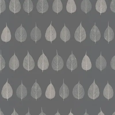 Produktbild von ESTAhome Tapete Skelettblätter Schwarz und Braun und Antrazitgrau 53 cm x 10.05 m