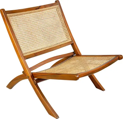 Produktbild von SIT Möbel Klappstuhl | Sitz und Rücken mit Rattan-Geflecht | Teak-Holz | B 70 x T 21 x H 107 cm | natur | 05358-01 | Serie RATTAN