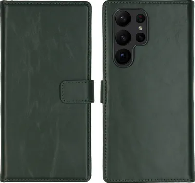 Obrázek produktu pro Selencia Kožené pouzdro Samsung Galaxy S23 Ultra - zelené