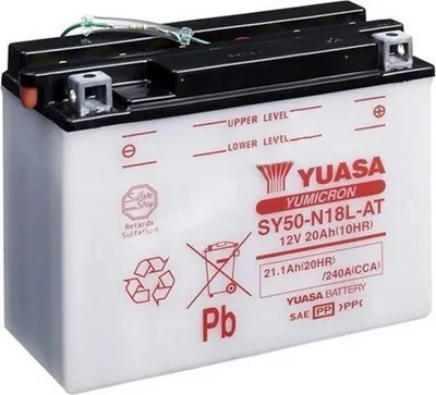 Zdjęcie produktu dla Akumulatory do czujników YUASA SY50-N18L-AT 20 AH