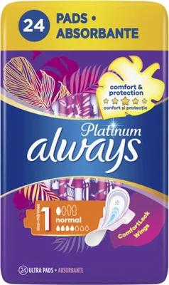 Zdjęcie produktu dla Zawsze - Zawsze Platinum Normal Slipeinlagen 24 szt.