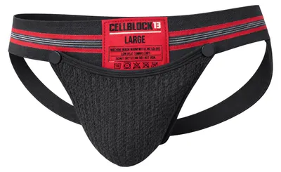 Obrázok produktu pre CELLBLOCK 13 Tight End 2" Snap Up Shadow Jockstrap Red - Größe XL
