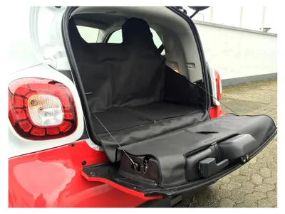 Produktbild von Kofferraumabdeckung Hundeschutzdecke Schwarz Smart Fortwo 453
