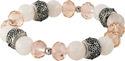 Produktbild von Steuer Modeschmuck Armband Metall 17,0cm rosé Rosenquarz 445060010
