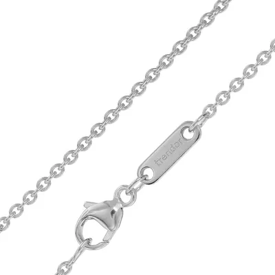 trendor 35902 Halskette für Damen Silber 925 Ankerkette 42/45 cm 1