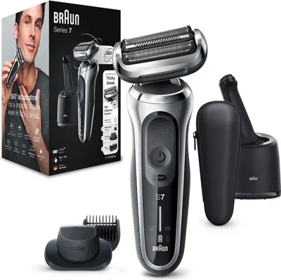 Image de Braun Series 7 71-S7500cc Wet & Dry - Rasoir - noir/argenté