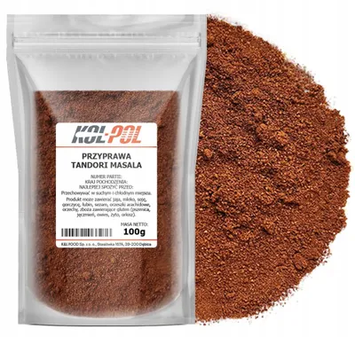 Zdjęcie produktu dla PRZYPRAWA TANDOORI MASALA 100g Indyjska Aromatyczna mieszanka ziół Kol-Pol
