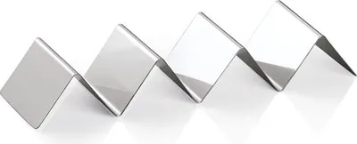 Produktbild von Snackpresenter mit 3 Ablagen, 28 x 8 x 4,5 cm, Chromnickelstahl