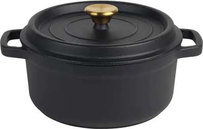 Image de RUSSELL HOBBS Marmite en fonte RH02524BEU7 Marmite à soupe avec couvercle 240°C 3,4 litres 24 cm